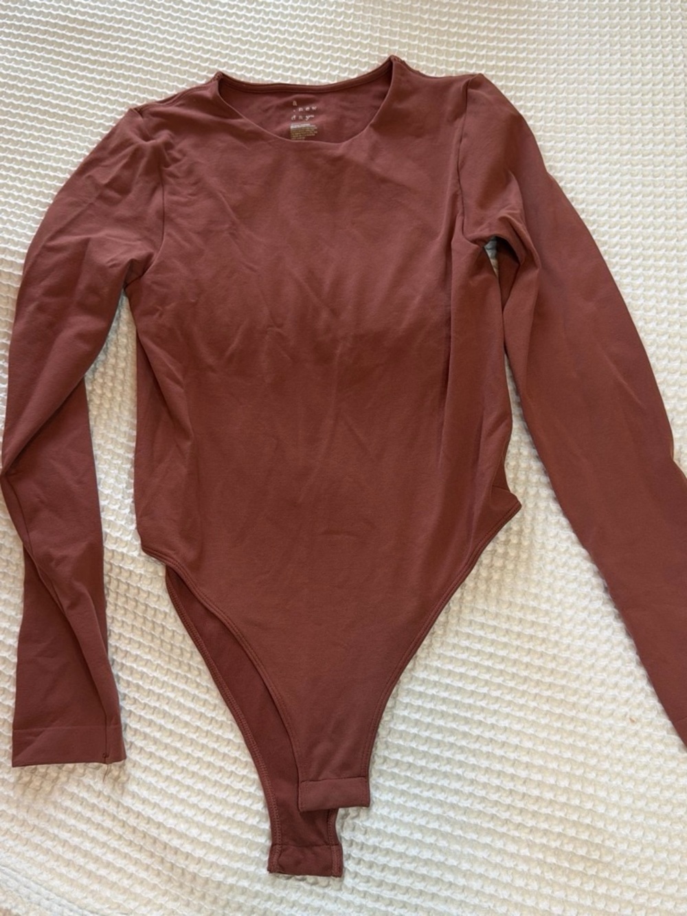 a new day Long-Sleeve Bodysuit in Rust